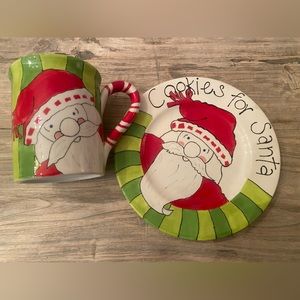 Christmas - Cookies & Milk for Santa Plate & Mug Set